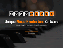 Tablet Screenshot of monoplugs.com